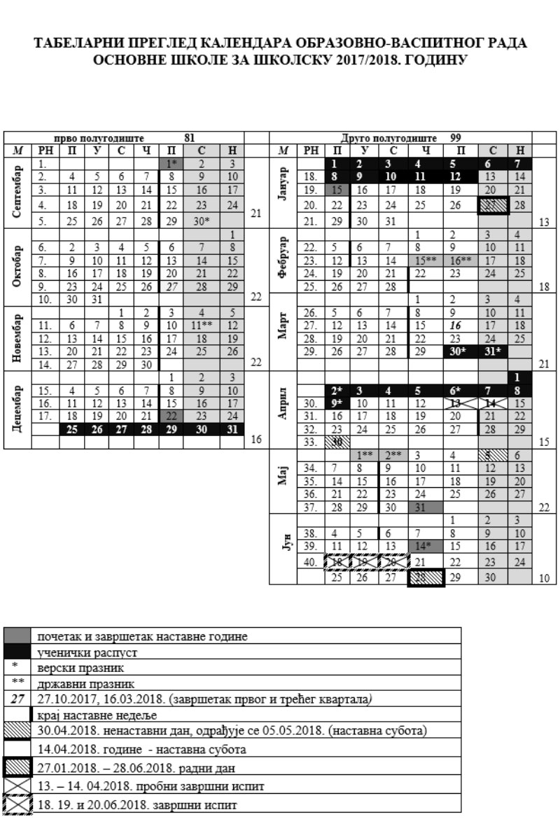 kalendar-2017-2018 • ОШ 